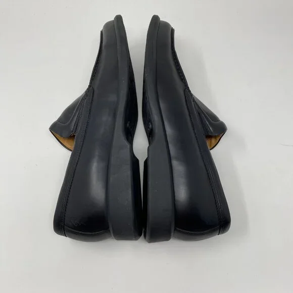 NEW ecco leather slip on loafers